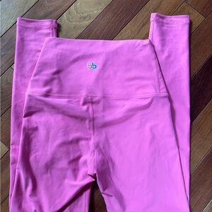 Vibrant Pink High-Waist Leggings